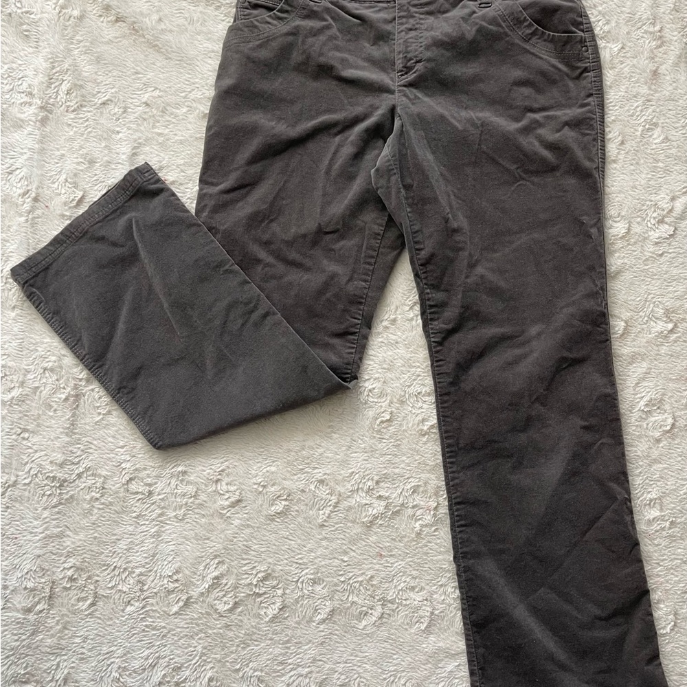 Tribal Women's Straight Leg Pants - Dark Gray